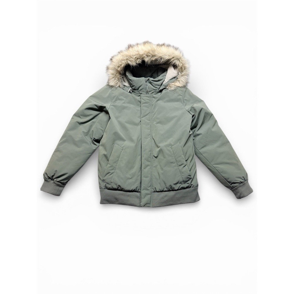 ABERCROMBIE & FITCH ULTRA BOMBER‎ JACKET COAT OLIVE GREEN MENS SIZE LARGE
